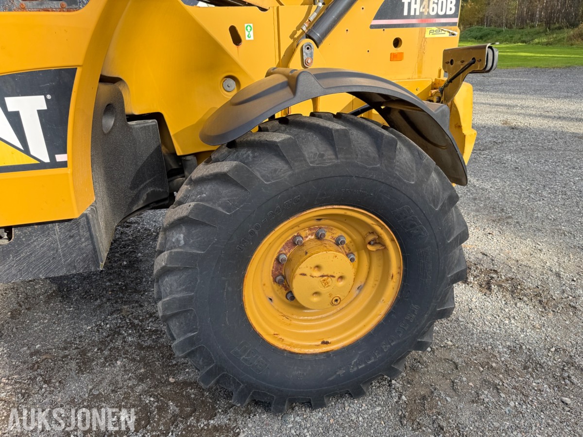 2006 Cat TH460B, 4955 timer, pallegafler