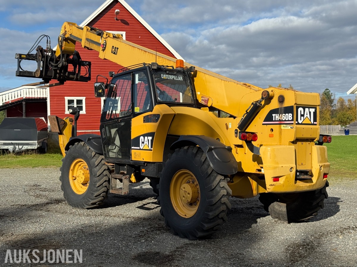 2006 Cat TH460B, 4955 timer, pallegafler