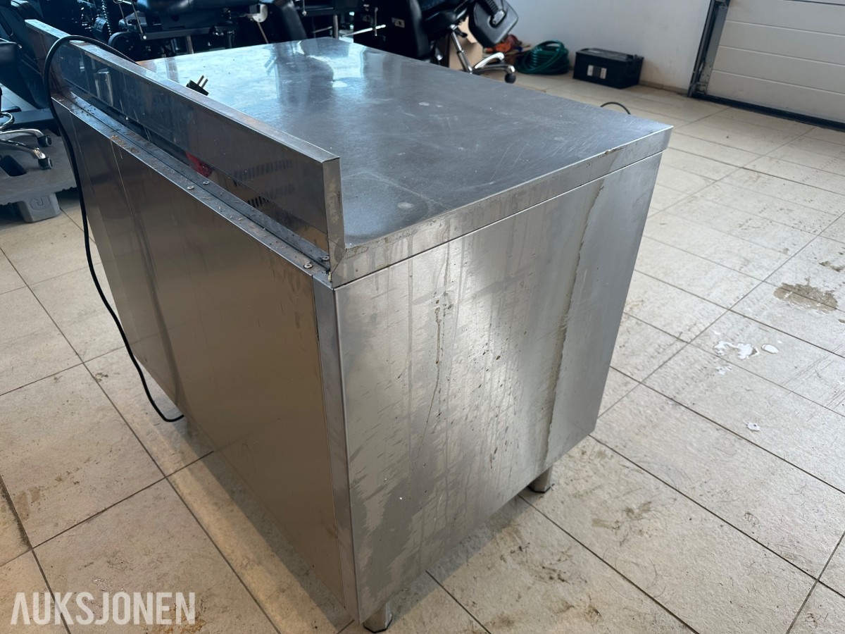 GGM Gastro varmeskap / arbeidsbenk 2000 W – rustfritt