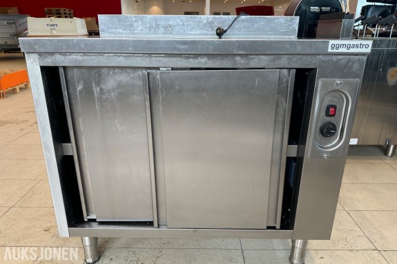GGM Gastro varmeskap / arbeidsbenk 2000 W – rustfritt