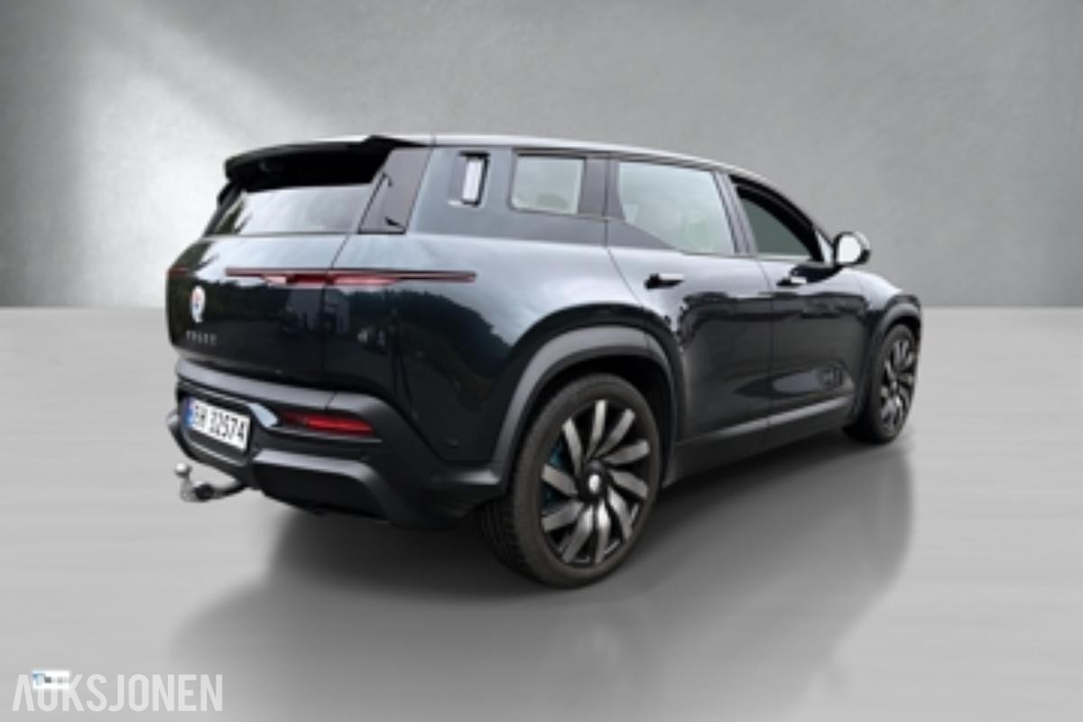 2023 FISKER OCEAN 468 HK AWD HENGERFESTE PANO 360-KAMERA SOLCELLE