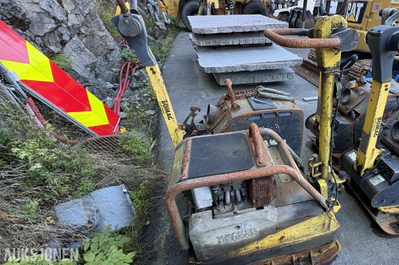 2018 og 2013 BOMAG BPR 55/65 D og Wacker Neuson platevibrator, selges samlet