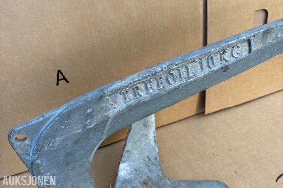 2025  Treefoil Bruce anker 10kg - ingen minstepris