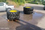 2020 2 stk 18.4-38 Goodyear på felg