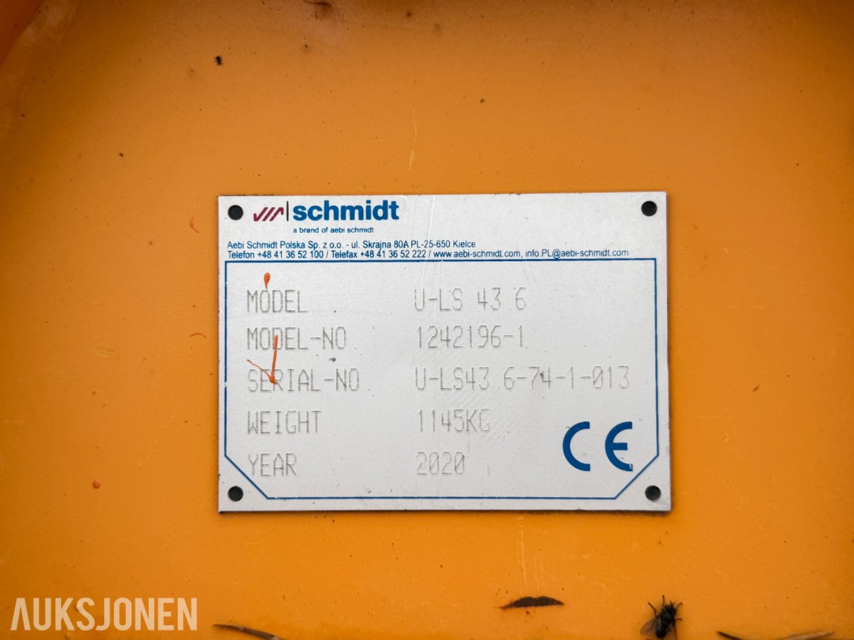 2020 Schmidt U-LS 436 - U PLOG