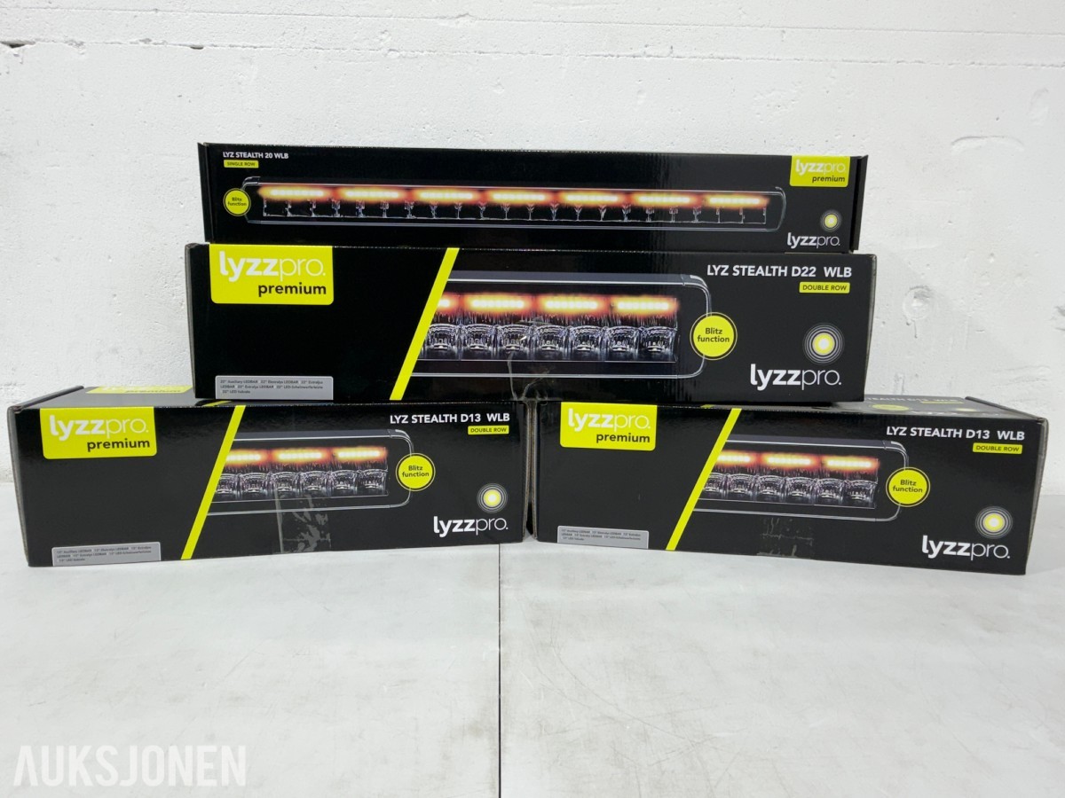 Lyzzpro Premium Stealth WLB LED-ekstralys