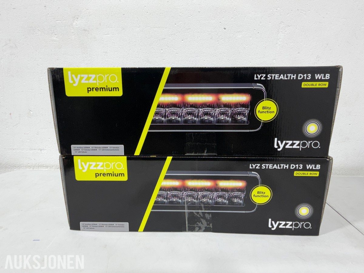 Lyzzpro Premium Stealth WLB LED-ekstralys