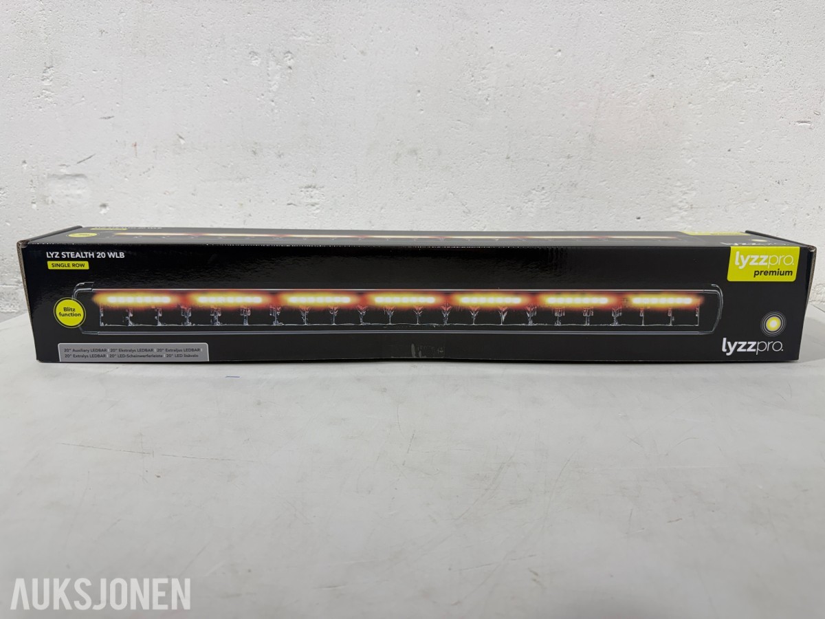 Lyzzpro Premium Stealth WLB LED-ekstralys