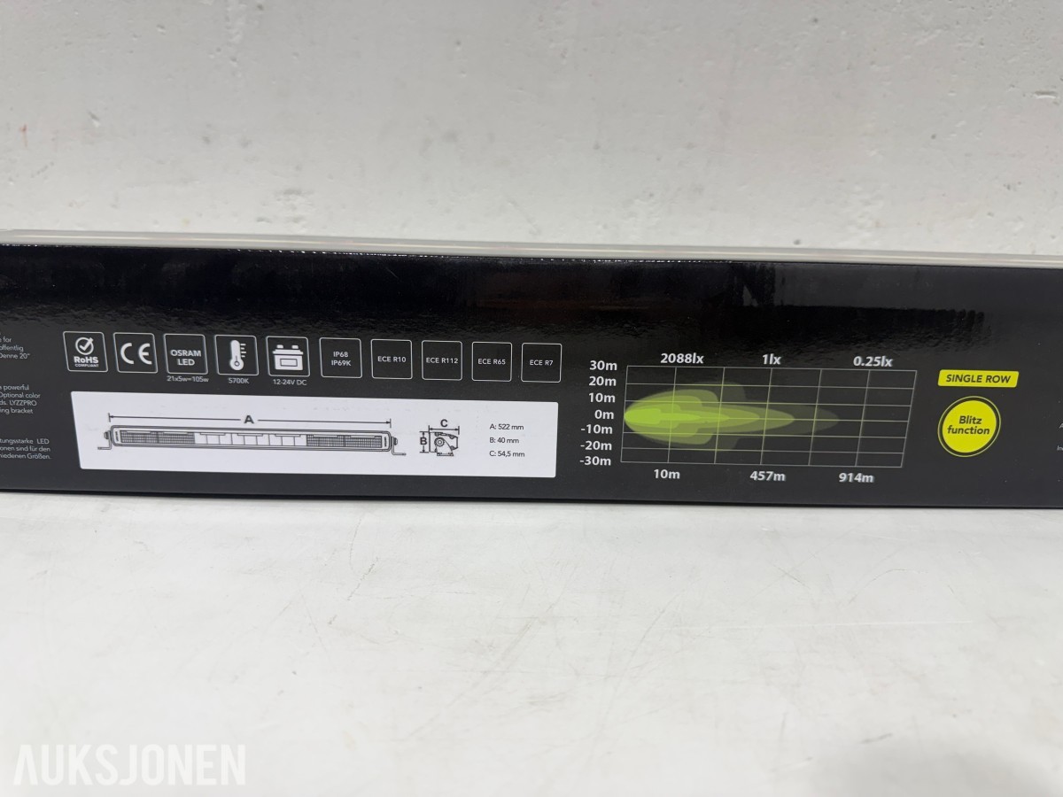 Lyzzpro Premium Stealth WLB LED-ekstralys