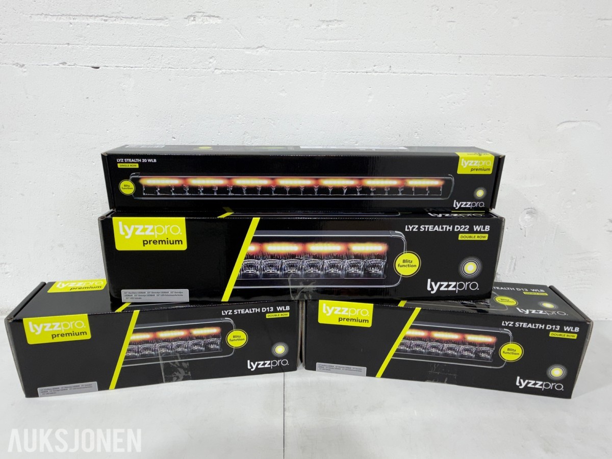 Lyzzpro Premium Stealth WLB LED-ekstralys
