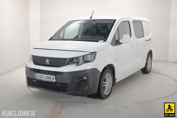 2021 Peugeot Partner 1,5 HDi 130HK L2 AUT HENGERFESTE VARMER KAMERA SKYVEDØRER