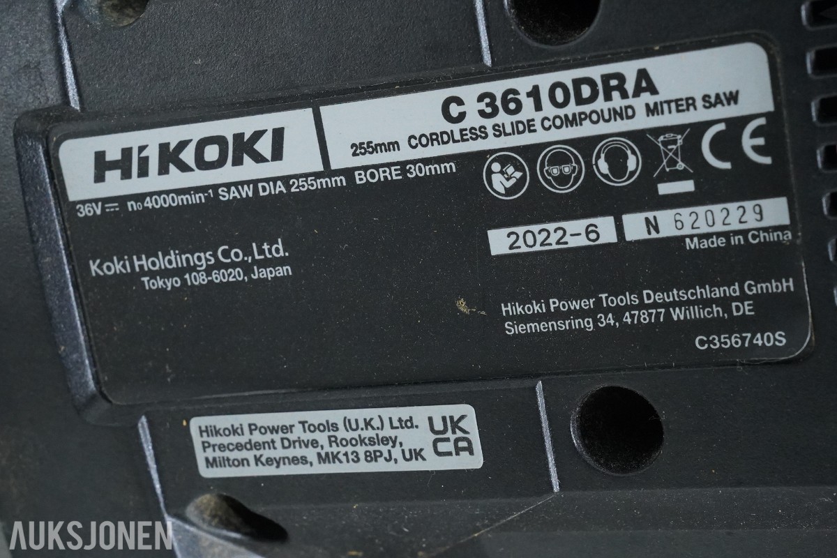 Elektroverktøy fra HiKOKI, Bosch og DeWalt