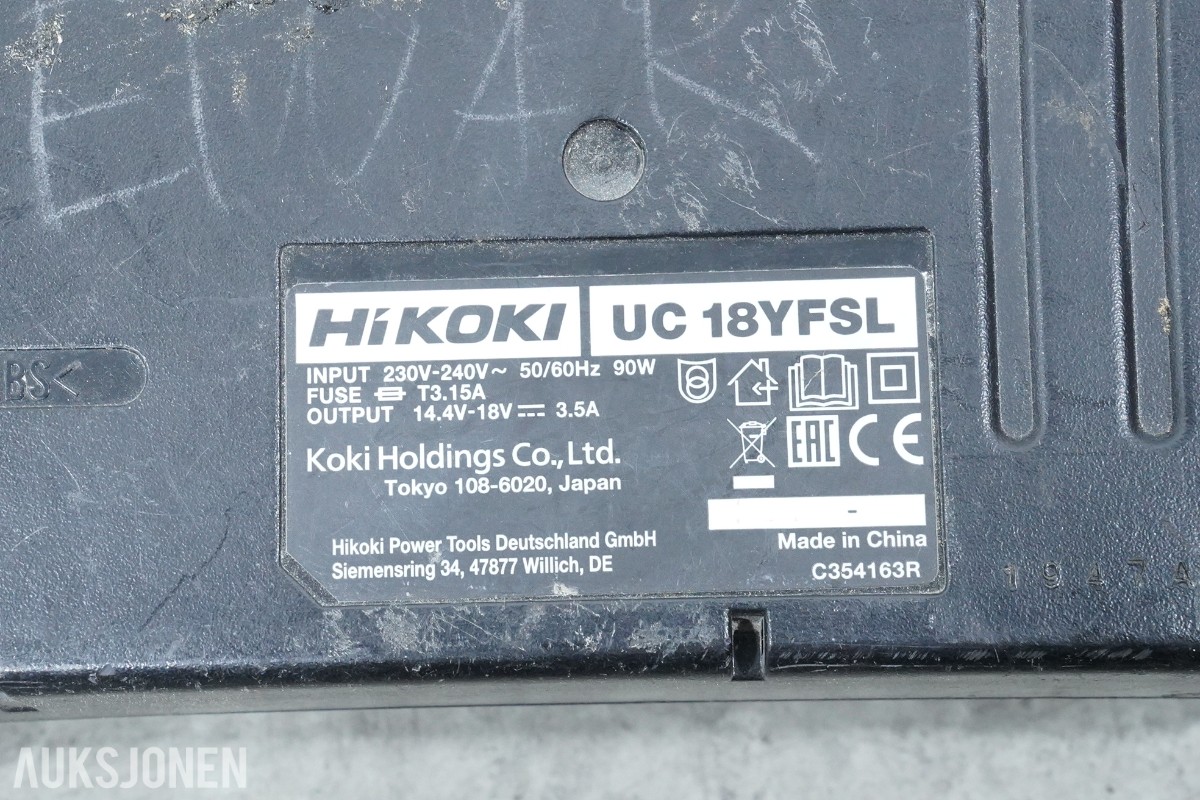 Elektroverktøy fra HiKOKI, Bosch og DeWalt