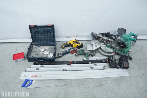 Elektroverktøy fra HiKOKI, Bosch og DeWalt