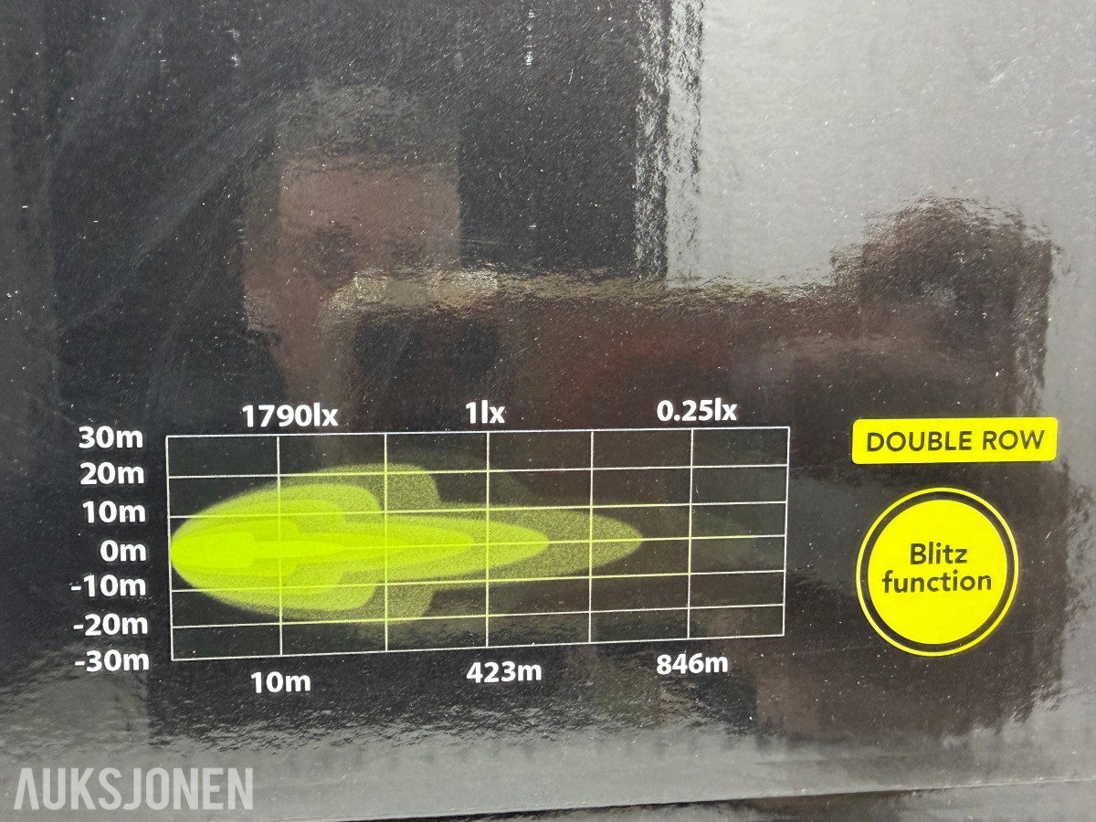 Lyzzpro Premium Stealth WLB LED-ekstralys med blitzfunksjon