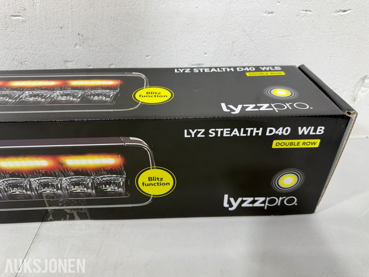 Lyzzpro Premium Stealth WLB LED-ekstralys med blitzfunksjon