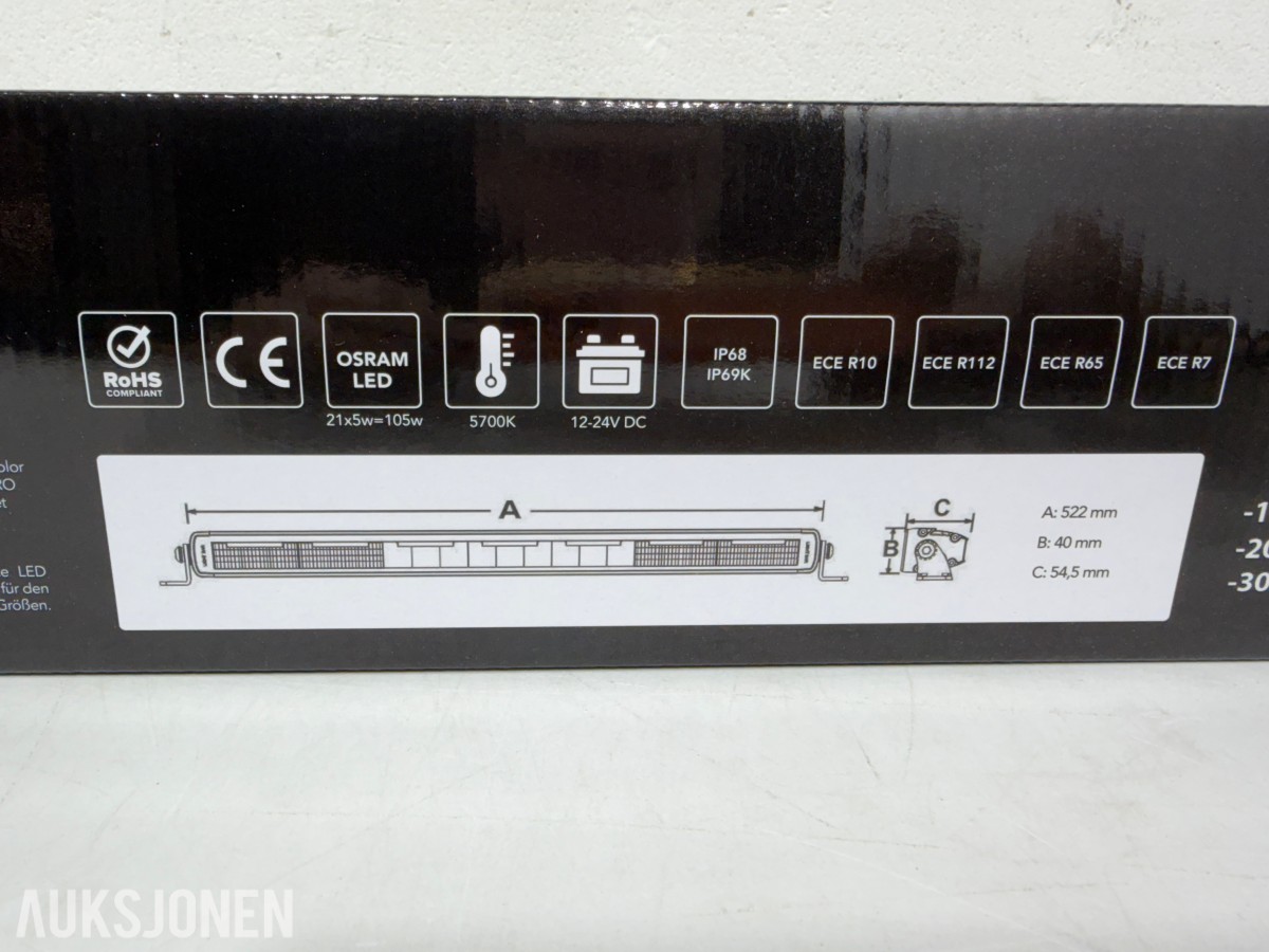 Lyzzpro Premium Stealth WLB LED-ekstralys med blitzfunksjon