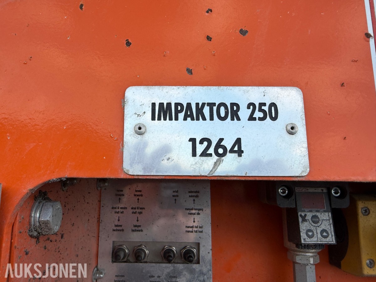 2023 Arjes Impaktor 250 EVO 1 Avfallskvern, 314t