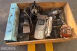 Parti med hydraulisk kabelpresseutstyr, presshoder og pressbakker