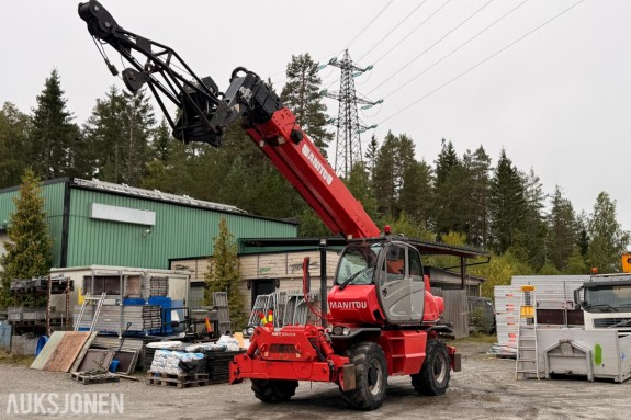 2013 Manitou MRT 2540+ TELESKOPTRUCK JIBB 2 VINSJER PALLEGAFFEL SERVICEHISTORIKK 8113 TIMER