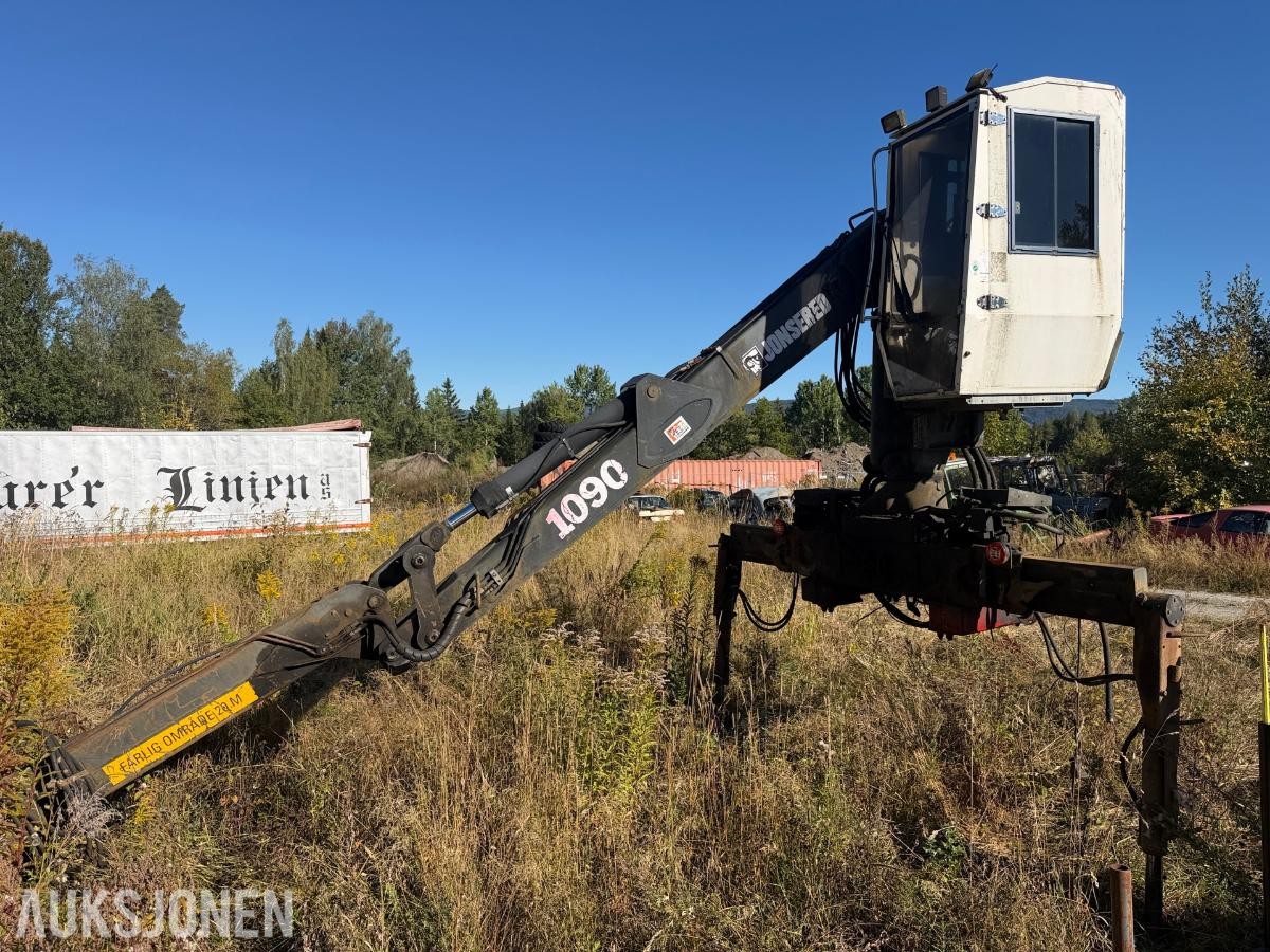 Jonsered 1090 DT tømmerkran med klype