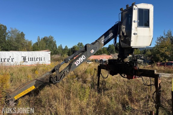 Jonsered 1090 DT tømmerkran med klype