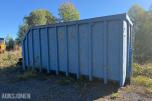 Krokcontainer med Loglift 095 kran