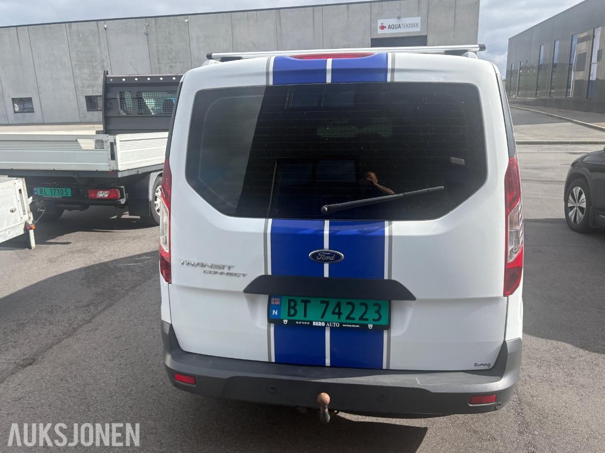 2017 TRANSIT CONNECT l2 1.5-120 D, 125800km 2 Skyvedører 3 seter