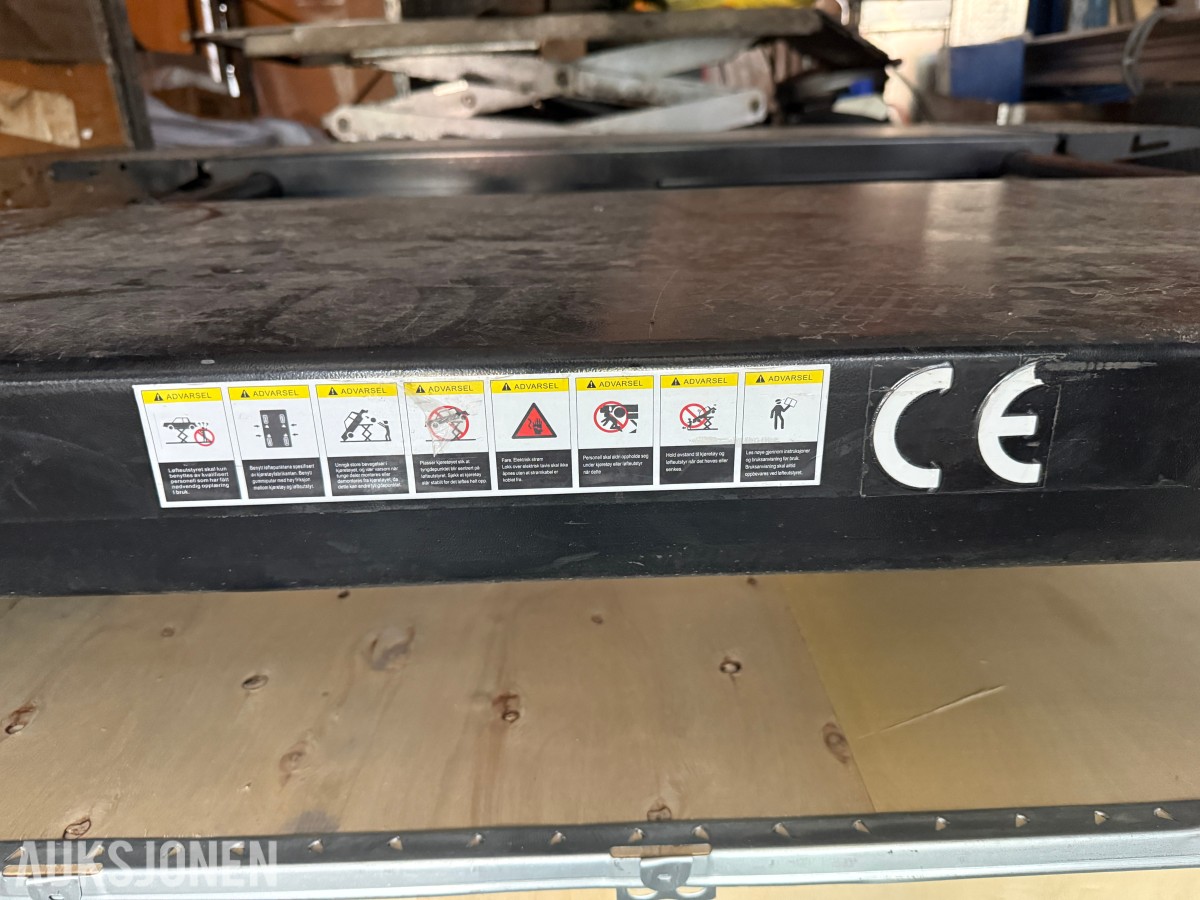 TechLift S2L sakseløfter - 3500 kg, 120 cm løftehøgde