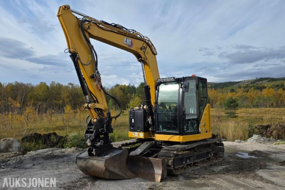 2021 Caterpillar 308 CR Beltegraver, 2 595 t, tiltrotator, S50 hk-feste, 2 skuffer