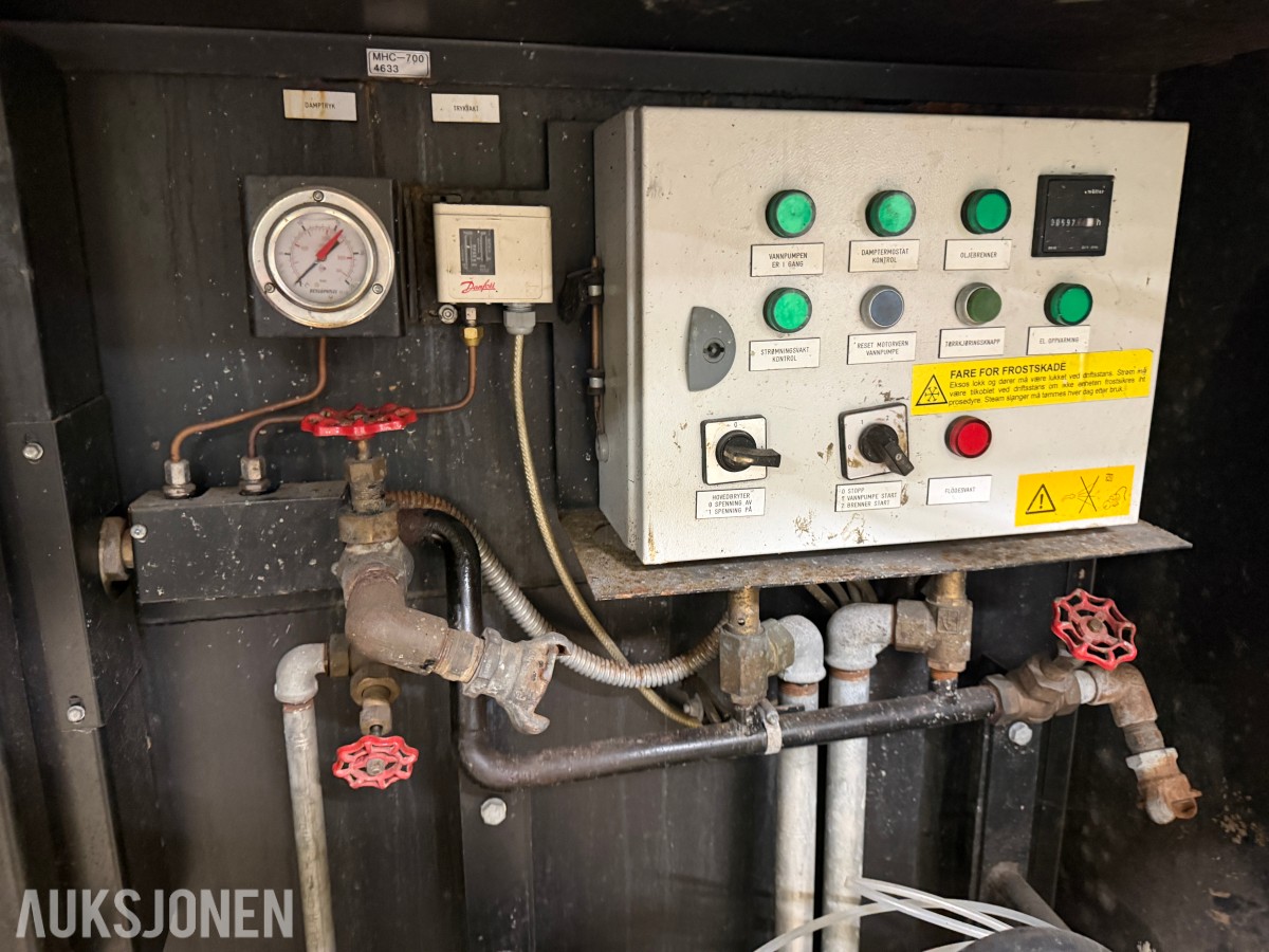 Steam Separator dampseparator med Oilon KP-26 oljebrenner