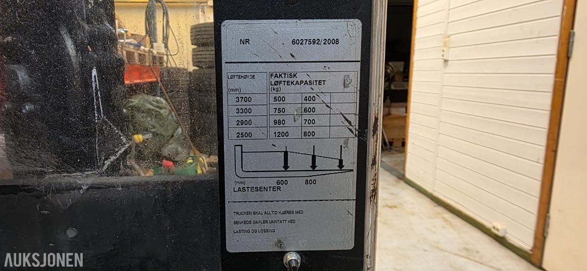 BT SWE 120L elektrisk ledestabler/stablertruck