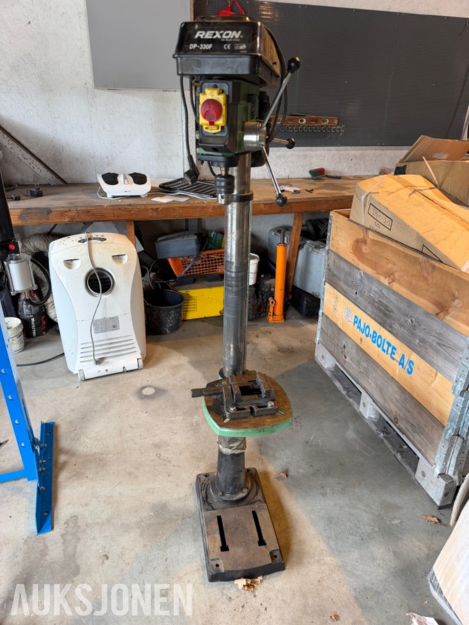 2001 REXON DP-330F SØYLEBOREMASKIN – 230 V
