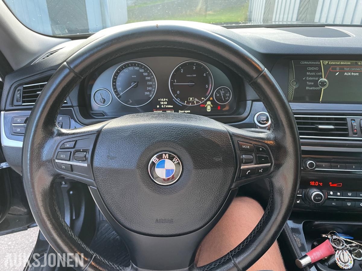 2011 BMW 520D 2.0 163hk AUTOMAT HENGERFESTE SKINNINTERIØR EU OK 07.2027
