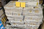 Keramisk flis Gul 10x10 - Ca 90 kvm