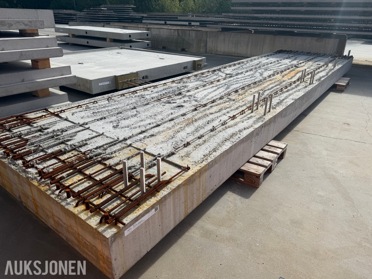 2026 BROMODUL I BETONG - KLAR FOR PÅSTØP - 796CM X 200CM - 12750 KG - CE MERKET