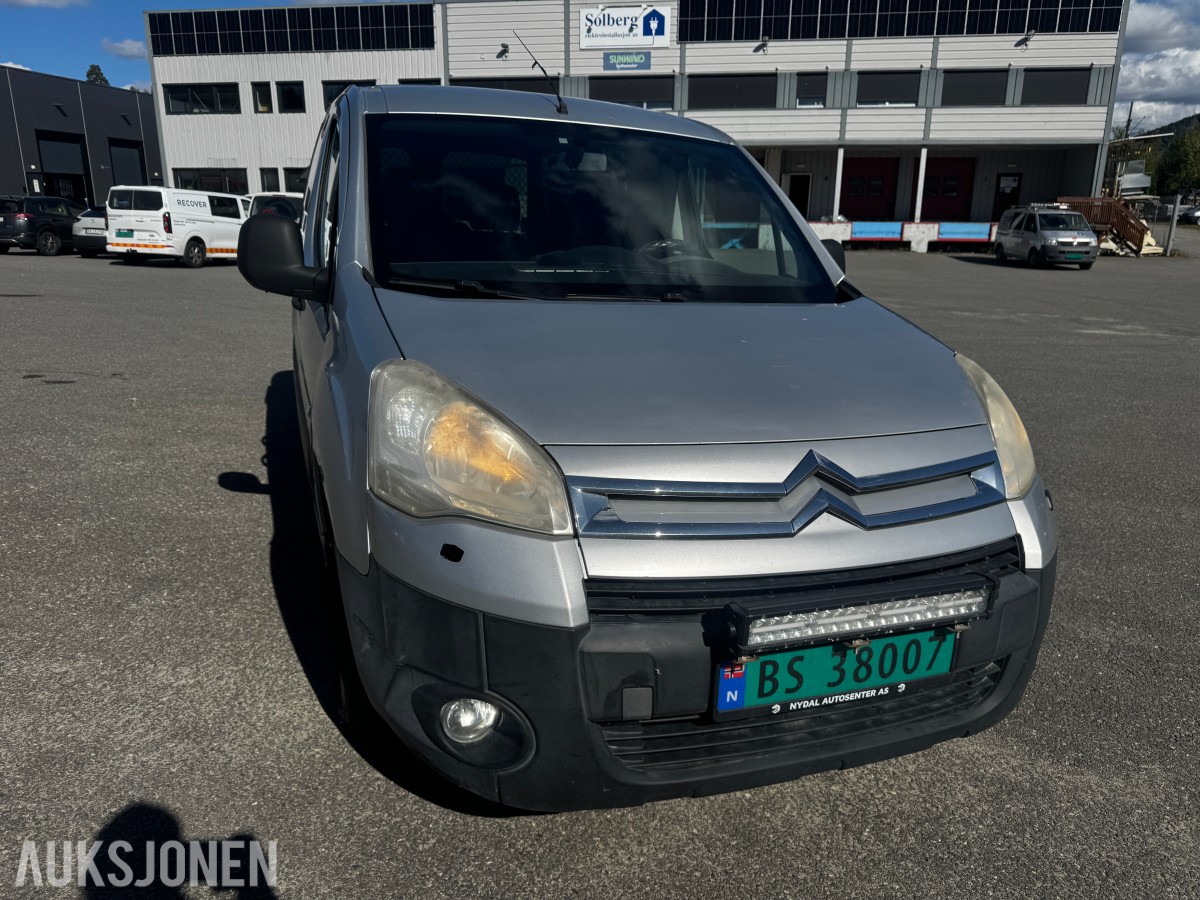 2012 Citroen BERLINGO 1.6-90 D HENGERFESTE 3-SETER