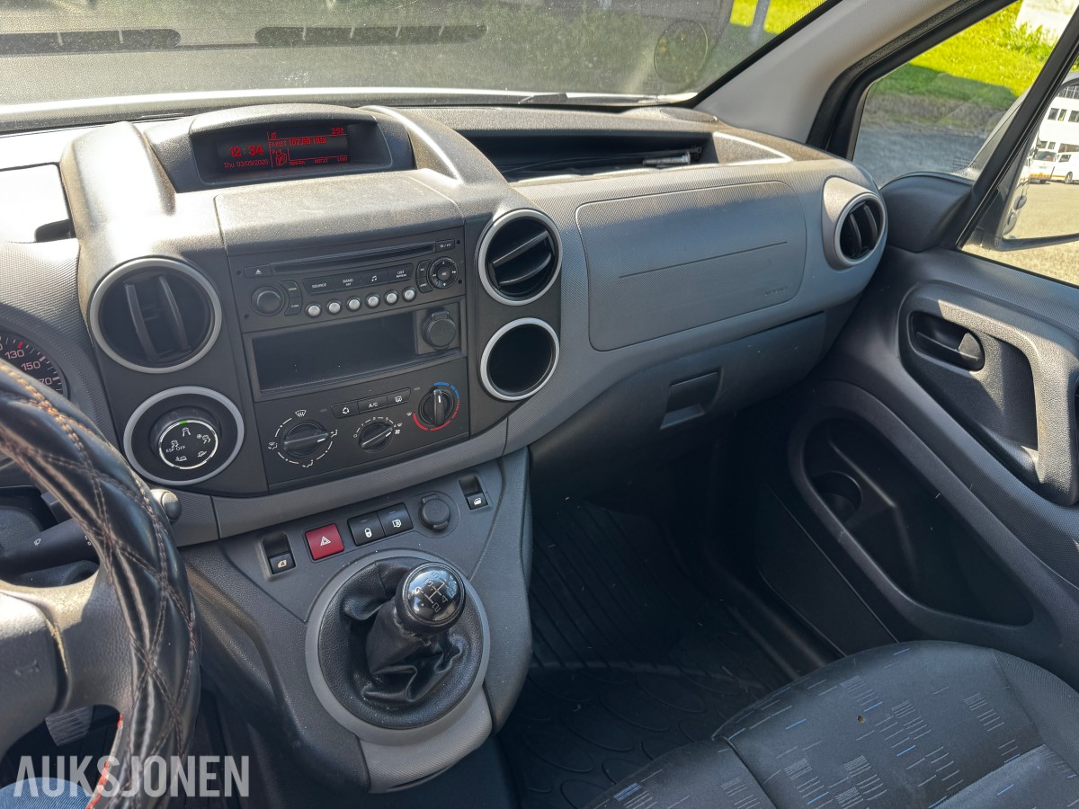 2012 Citroen BERLINGO 1.6-90 D HENGERFESTE 3-SETER