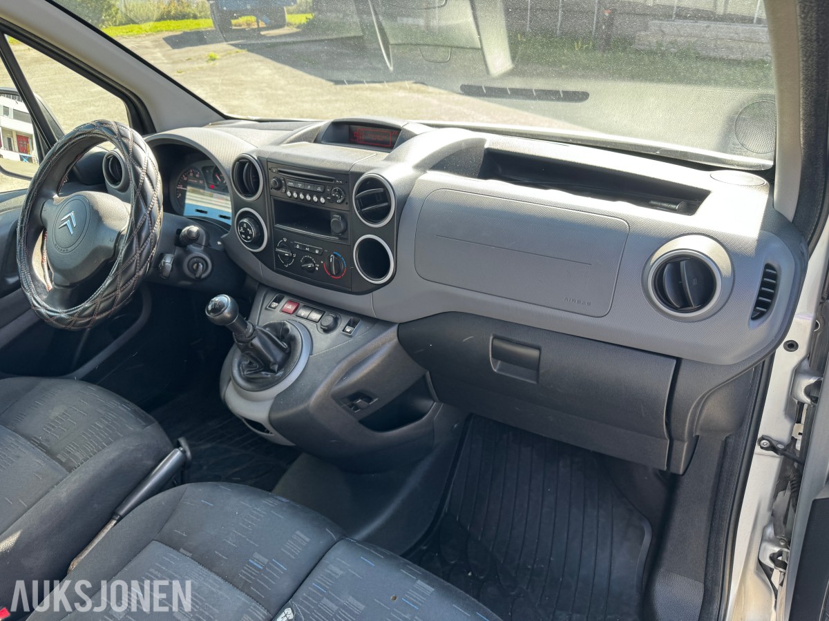 2012 Citroen BERLINGO 1.6-90 D HENGERFESTE 3-SETER