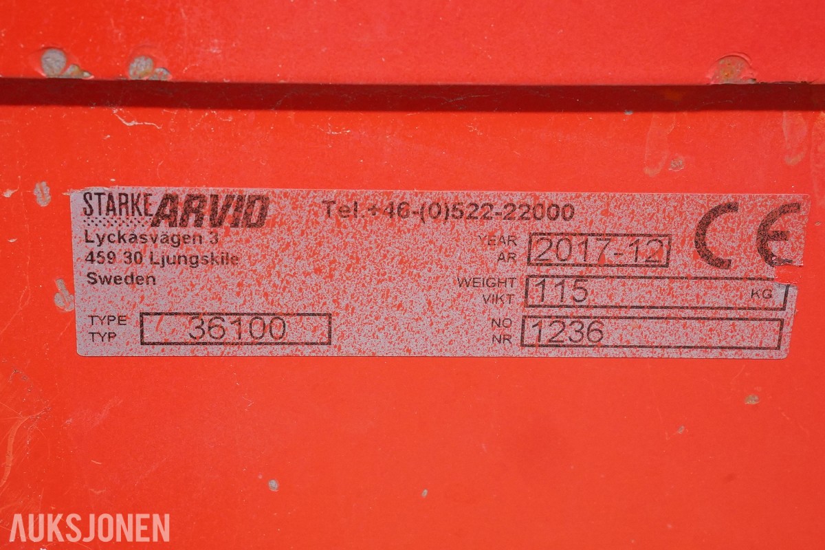 Starke Arvid 36100 låsbar verktøyvogn