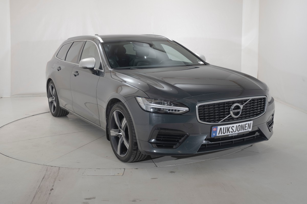 2018 Volvo V90 T8 407 HK R-DESIGN PANORAMA ACC HENGERFESTE KAMERA LED NAVI 
