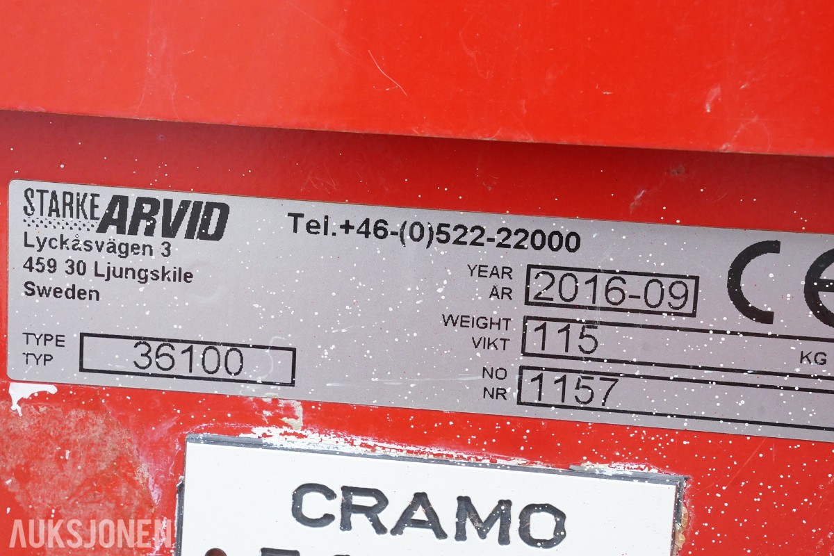 Starke Arvid 36100 låsbar verktøyvogn