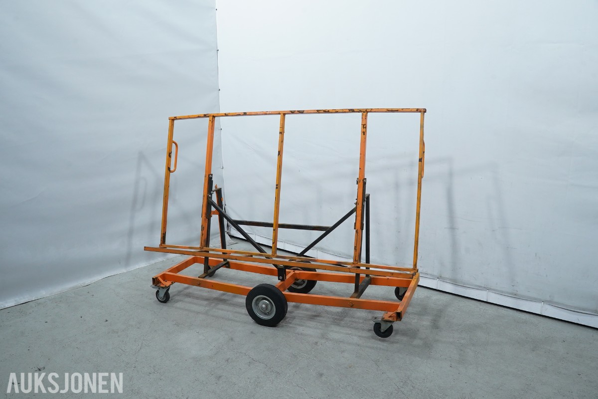 Workman platevogn for gips- og bygningsplater – 450 kg