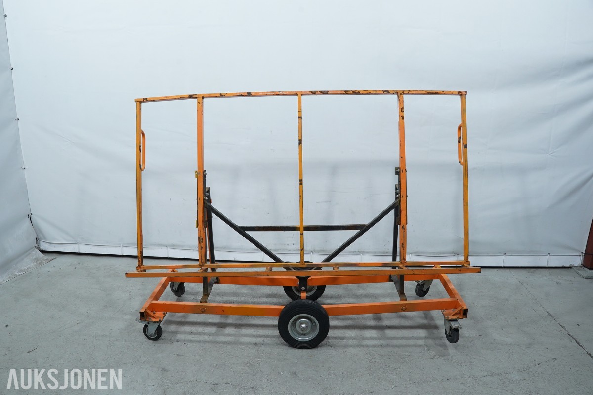 Workman platevogn for gips- og bygningsplater – 450 kg