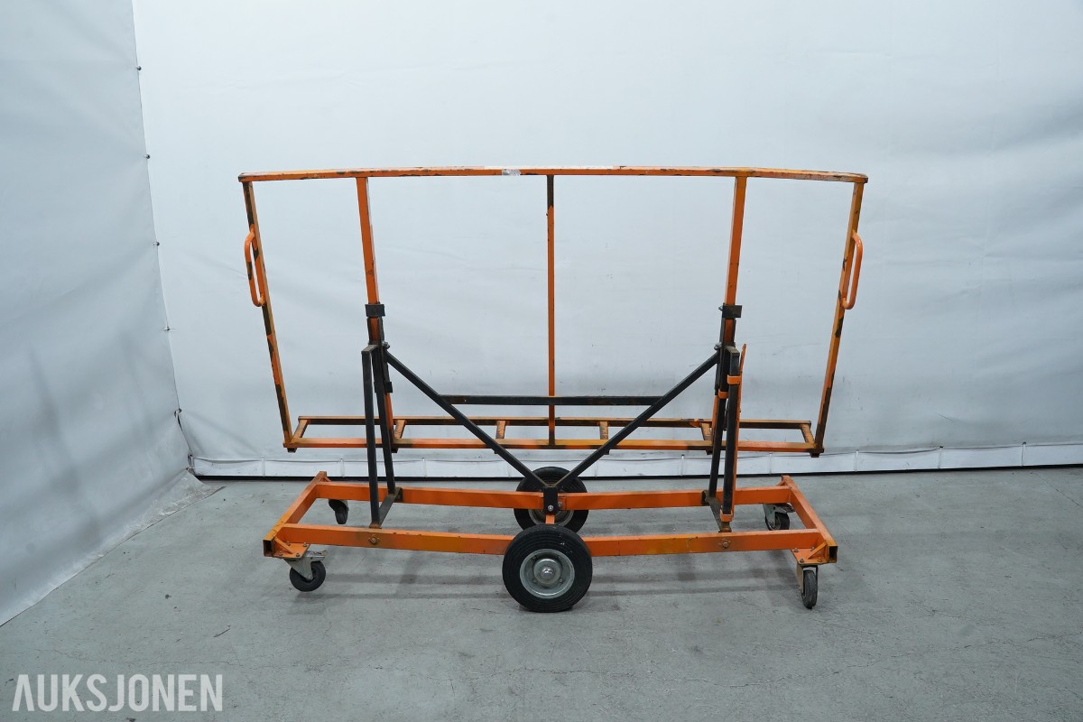 Workman platevogn for gips- og bygningsplater – 450 kg