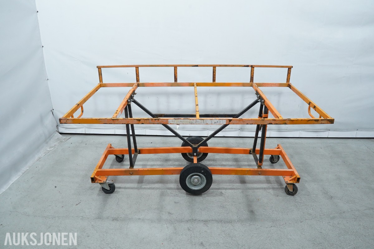 Workman platevogn for gips- og bygningsplater – 450 kg
