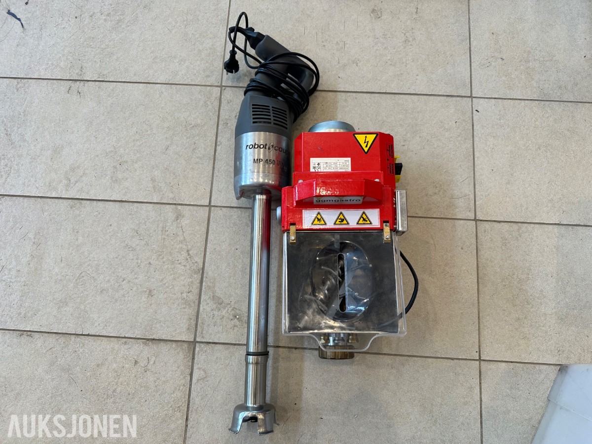 GGMgastro pastamaskin NMF5 med Robot Coupe stavmikser