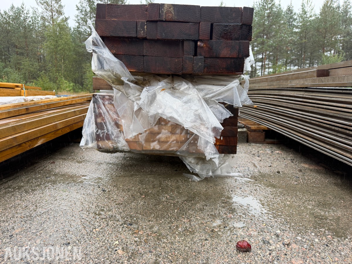 2 PAKKER IMPREGNERTE 48 MM FALLBJELKER – MERKET 75