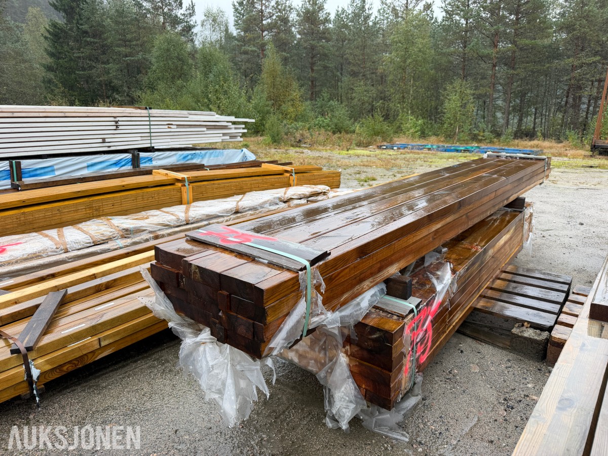 2 PAKKER IMPREGNERTE 48 MM FALLBJELKER – MERKET 75