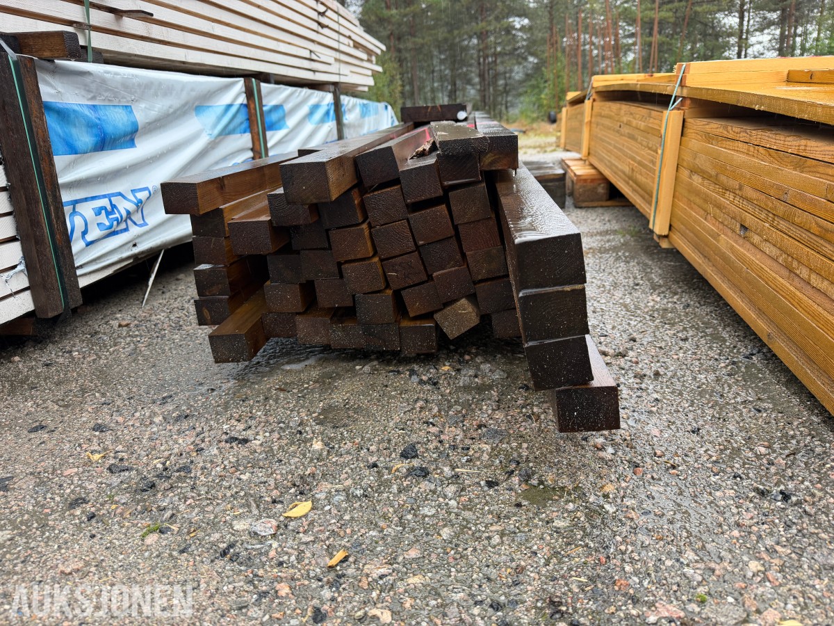 DIVERSE IMPREGNERTE TREMATERIALER – OVERSKUDDSMATERIELL MERKET 77